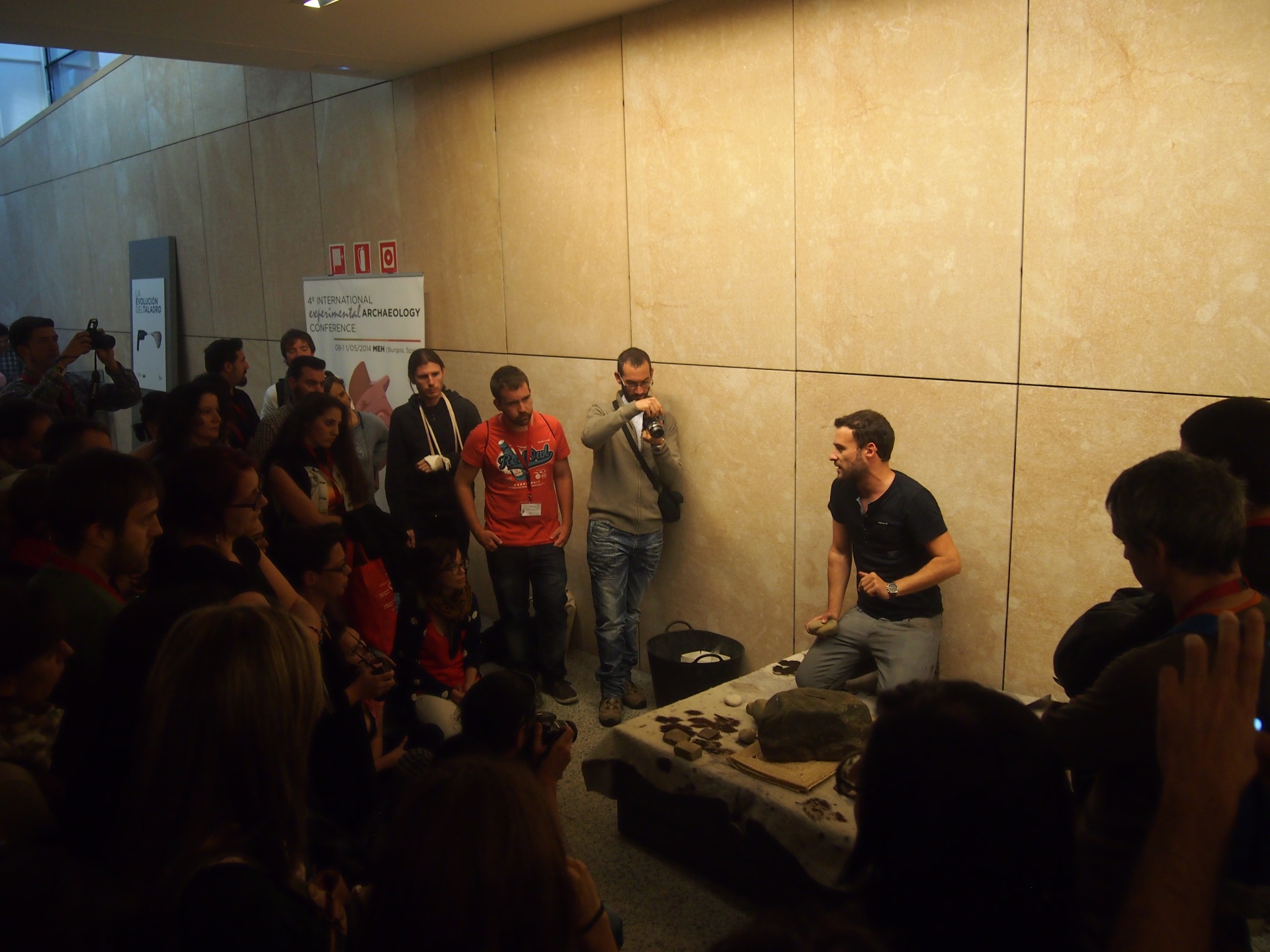 Demo y clase en IV Congreso Internacional de Arqueología.